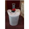 Image 1 : Laundry Hamper - 26" Tall; Clip On Lamp