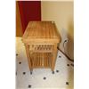Image 4 : Wooden Microwave Stand on Casters - 29" x 22" x 36"