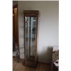 Image 1 : Lighted Curio Cabinet - 17" x 12" x 72"