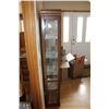 Image 4 : Lighted Curio Cabinet - 17" x 12" x 72"