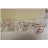 Image 2 : Pyrex Measuring Cups, Clear Glass Bowl