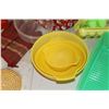 Image 4 : Tupperware, Dish Draining Rack, Oven Mitts, Hot Pads, Santa Tray, Egg Holders, etc.