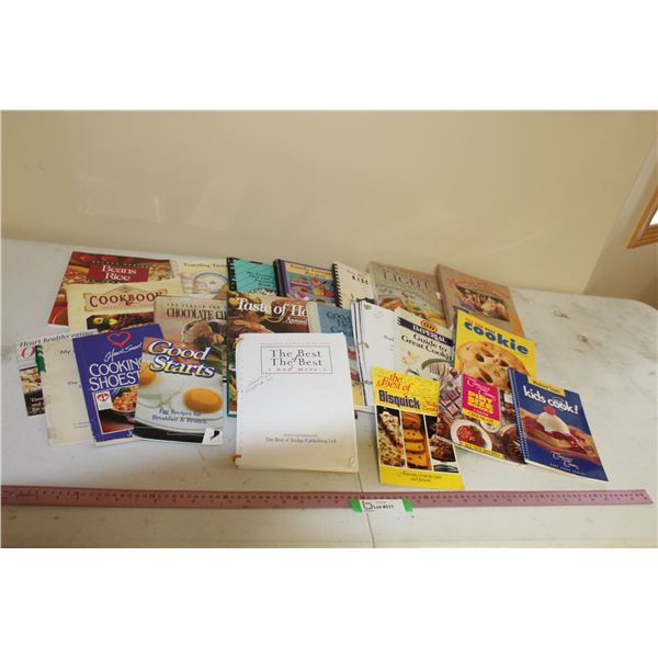 Assortment of Cookbooks