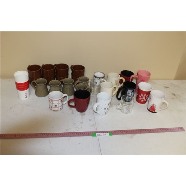 Large Assortment of Mugs