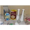 Image 3 : Vases, Mugs, Cookie Cutters, Jar Lids, Candles, Turkey Baster, etc.