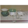 Image 1 : Assortment of Mixing Bowls, Bud Vase