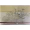 Image 1 : Glass Vases, Glass Plates, Glass Divided Dish, Cups