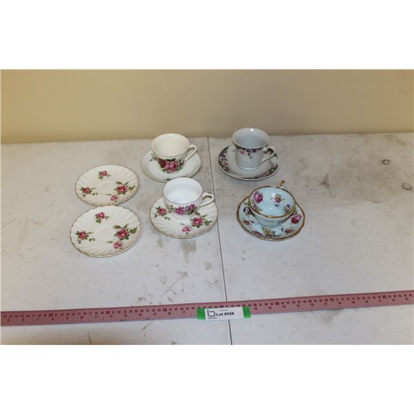 Assortment of Cups & Saucers
