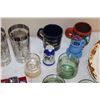 Image 5 : Collector Spoons, Mugs, Hand Painted Shaker, Glasses, Bottle Openers, Plates, Platter, Stained Glass
