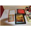 Image 4 : (3) Picture Frames, (1) Picture, Ribbons, etc.