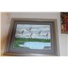 Image 2 : Framed Artwork, Frame, Wall Clock