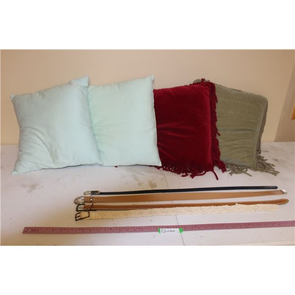 Cushions, Belts