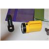 Image 5 : (3) Flashlights, (1) Headlamp, (3) Binders, (2) Folders, Watering Can