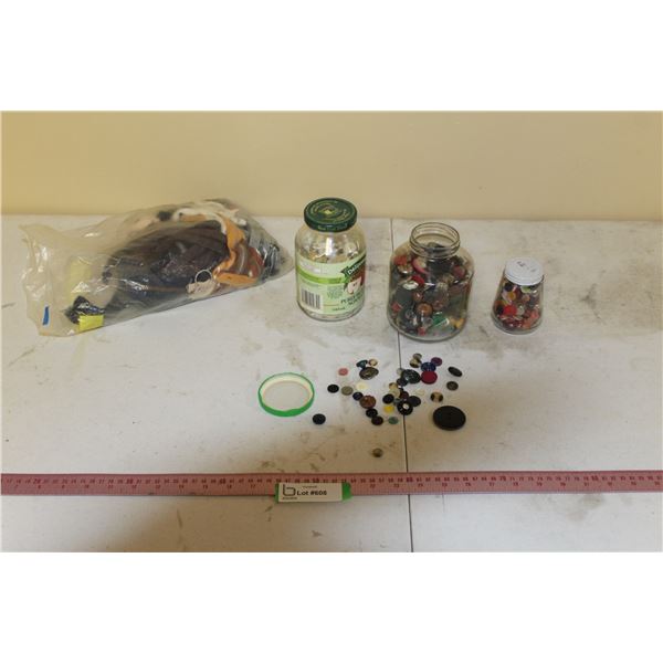 Collection of Buttons, Zippers