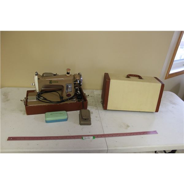 Imperial Portable Sewing Machine With Case