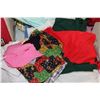 Image 2 : Assortment of Fabrics, Cloths, and Hot Water Bottle