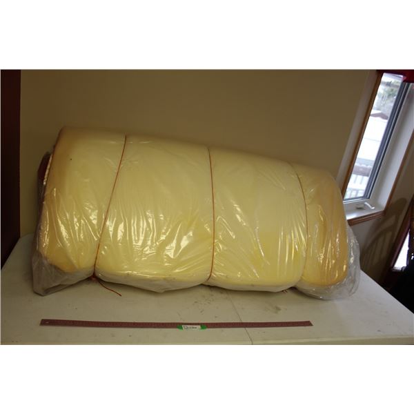 76"L x 48" W x 4" Thick Foam Mattress - Appears New w/Sealed Plastic