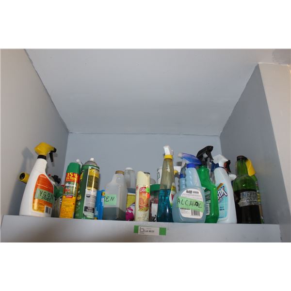 Insect Repellant, Cleaning Supplies, etc.