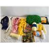Image 1 : Assorted Macrame Plant Hangers, Rope Hammock Kit & Macrame Yarn