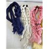 Image 2 : Assorted Macrame Plant Hangers, Rope Hammock Kit & Macrame Yarn