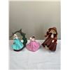 Image 1 : 3 Handpainted Ceramic Figurines