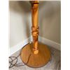 Image 2 : Wooden Floor Lamp with Tray