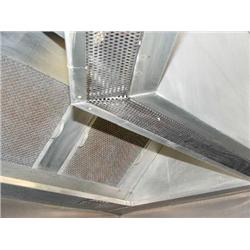 STAINLESS STEEL EXTRACTION UNIT WITH LIGHTS 1600 X 1100