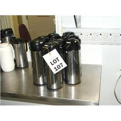 QTY OF 8 COFFEE JUGS