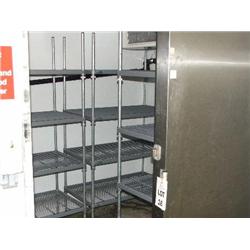 FERMOD ( FRANCE ) WALK IN REFRIGERATOR WITH LU-VE CONTROL CHILLING UNIT MODEL HA68N 2.5 CUBIC METERS