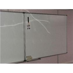 2 X NOBO TYPE WIPE CLEAN MAGNETIC WALL  BOARDS