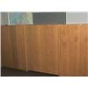 Image 2 : OFFICE FURNITURE INCLUDES 2 X LIGHT OAK CANTILEVER  DESKS, 3 X  FILE CUPBOARDS, 1 X  3 DRAWER FILE C