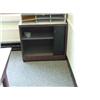 Image 3 : GREY DESK SYSTEM WITH BUILT UNDER 4 DRAWER PEDESTAL UNIT, 1 X END TABLE, 1 X TAMBOUR UNIT, 3 X FLEXF