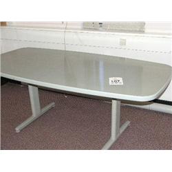 GREY MEETING TABLE .
