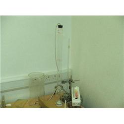 QTY OF MISCELLANEOUS ITEMS INC GLASSWARE & PUMPS.