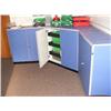 Image 1 : SET OF BLUE FILE CUPBOARDS.