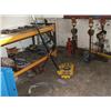 Image 2 : QTY OF LIFT CHAINS, VARIOUS LIFTING HOISTS,JACKS, MACHINE SKATE, SOLA LIFE LINE BLOCK ETC.
