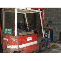 LANCING BOSS CB FLT, ELECTRIC 4 WHEEL CONTER BALANCE  FORK LIFT TRUCK.