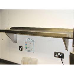 STAINLESS STEEL WALL SHELF 1280 X 300