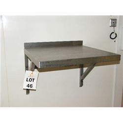 STAINLESS STEEL WALL SHELF 600 X 600
