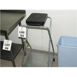 STAINLESS STEEL MOBILE RUBBISH BAG HOLDER