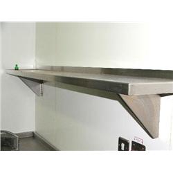 STAINLESS STEEL WALL SHELF 3800 X 300