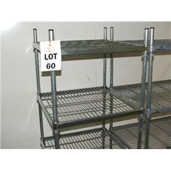 CRAVEN HYGENE SHELVING 600 X 1450 X 600