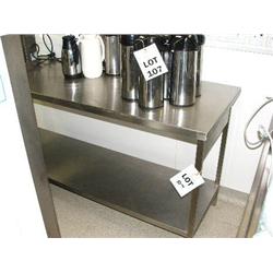 STAINLESS STEEL PREPARATION TABLE 1700 X 790 X 860