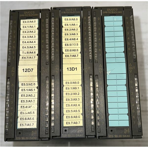 (3) Siemens #6ES7 323-1BL00-0AA0 Simatic S7 Modules