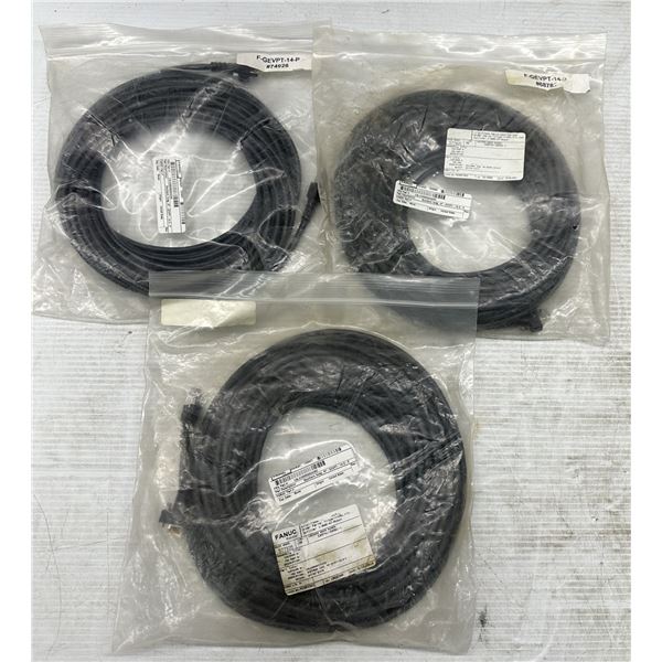 (3) Fanuc #CBLEO0000004290 Southern Imag. #F-GEVPT-14.0-P Cables