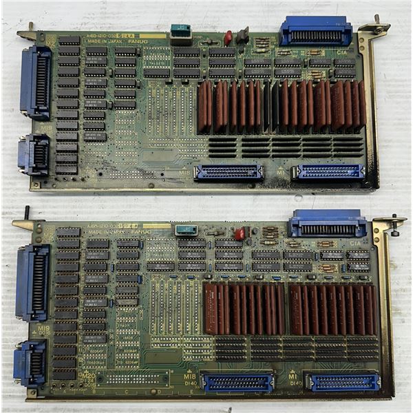 (2) Fanuc #A16B-1210-0321/04A Circuit Boards