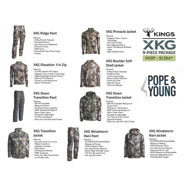 Kings Camo XKG 9-Piece Package