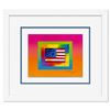 Image 1 : Flag with Heart by Peter Max