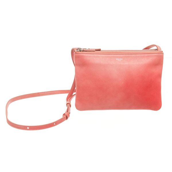 Celine Trio Ombre Leather Small Crossbody Bag