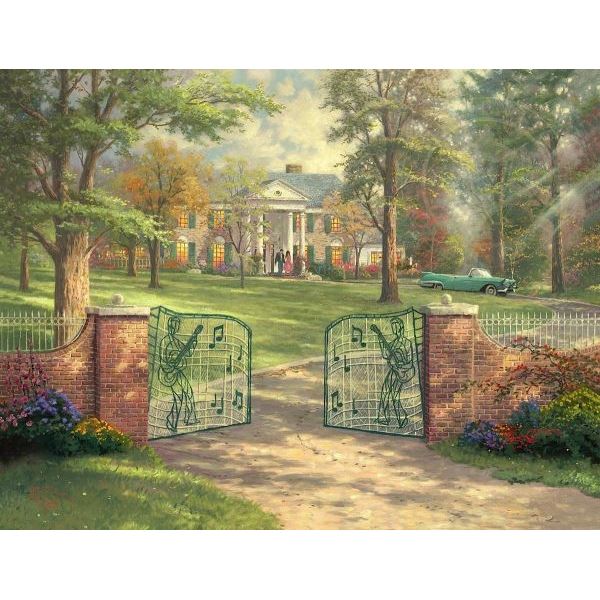 Graceland 50th Anniversary by Thomas Kinkade